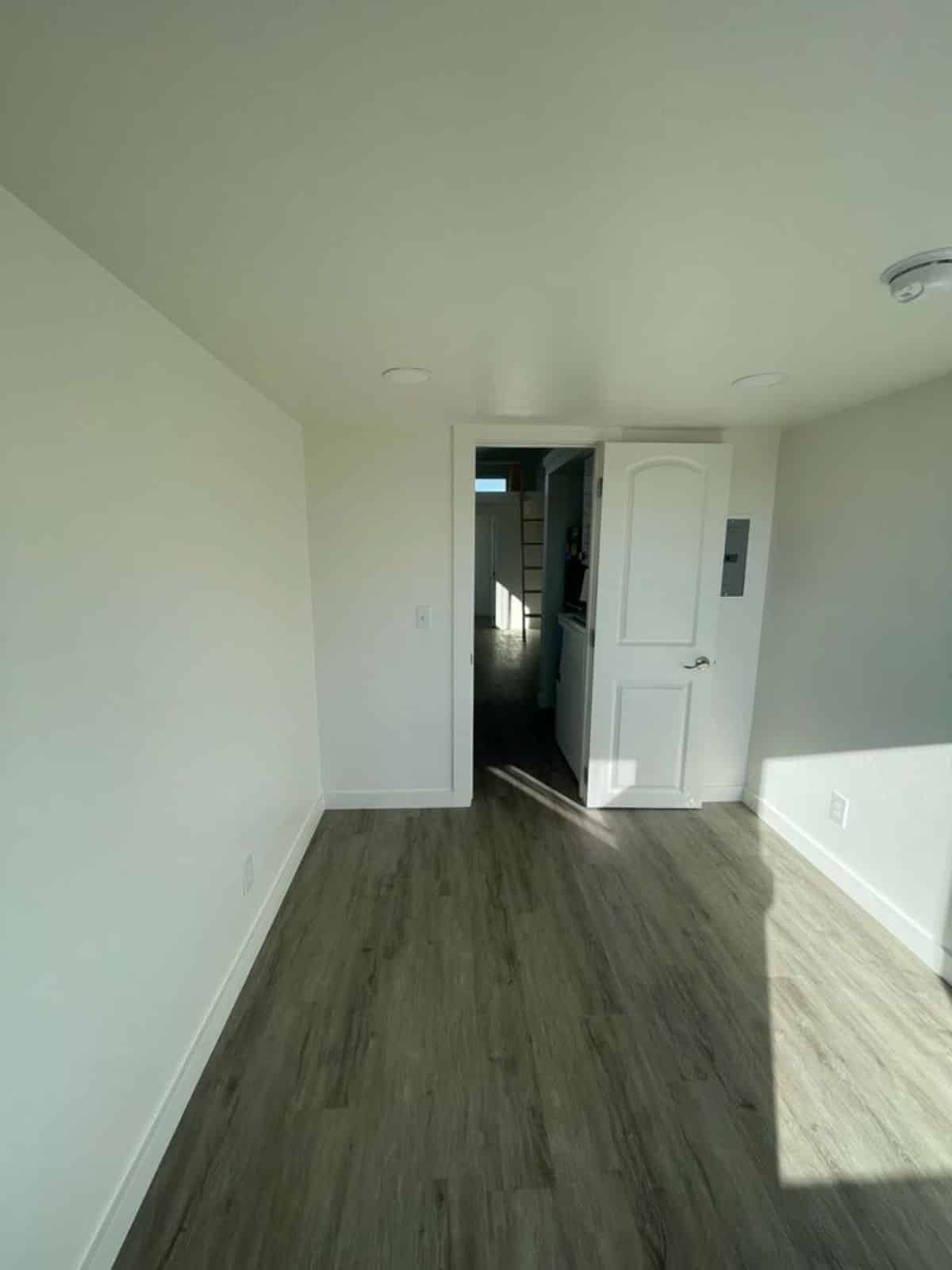 Wooden gray flooring all over the house