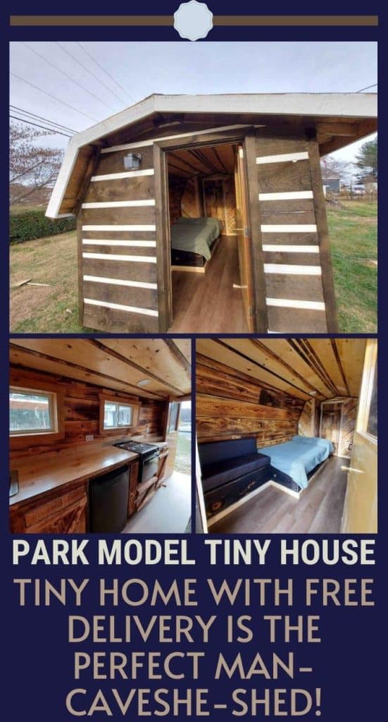 Tiny Home with Free Delivery Is the Perfect Man-caveShe-shed! PIN (2)