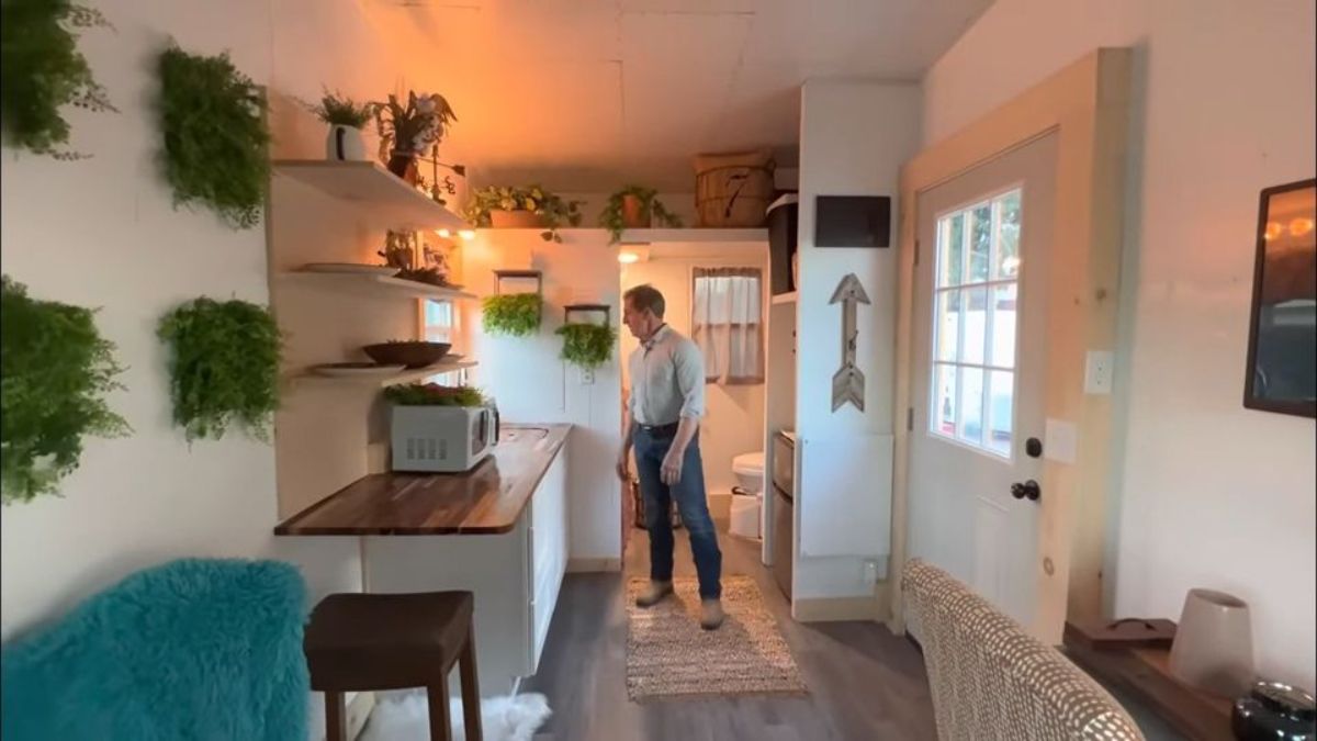 Stunning interiors of towable tiny home