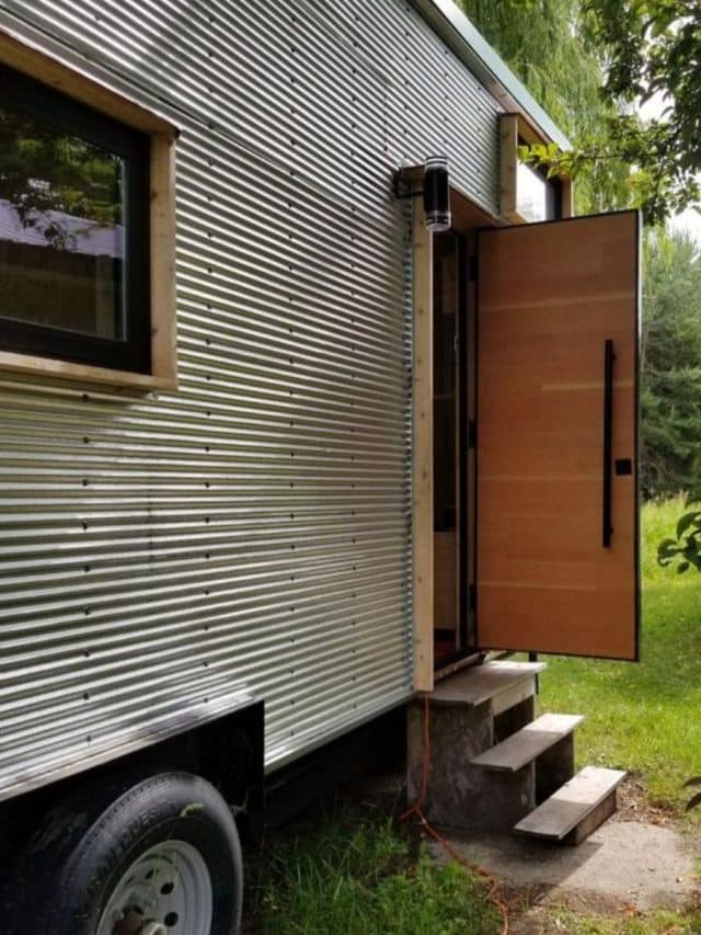 Image showcasing Tiny Trailer Home For Off Grid - Tiny Houses