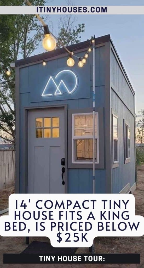14' Compact Tiny House Fits a King Bed, is Priced Below $25k PIN (1)