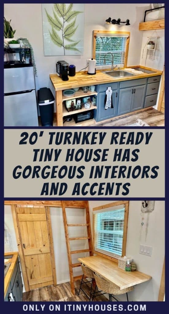 20' Turnkey Ready Tiny House Has Gorgeous Interiors and Accents PIN (1)