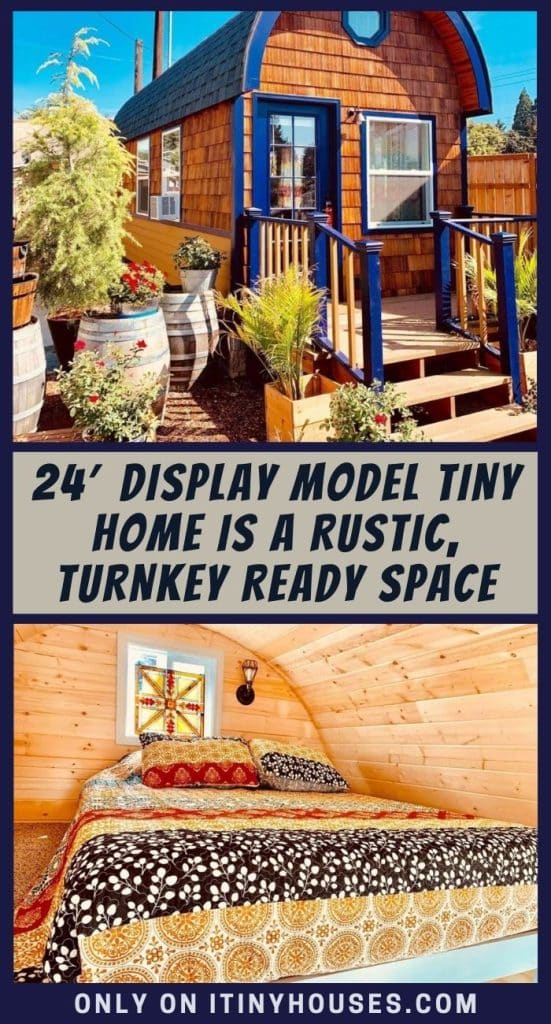 24′ Display Model Tiny Home Is A Rustic, Turnkey Ready Space PIN (1)