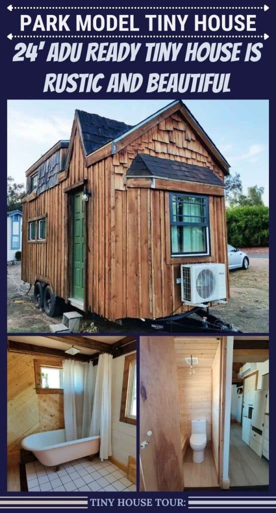 24' ADU Ready Tiny House is Rustic and Beautiful PIN (1)