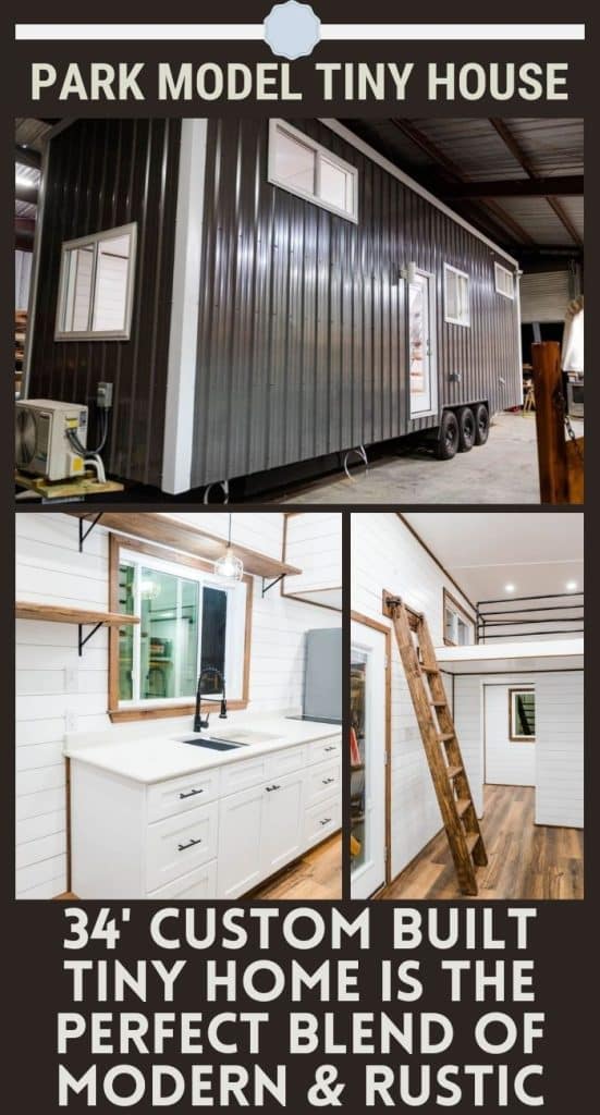 34' Custom Built Tiny Home is The Perfect Blend of Modern & Rustic PIN (1)