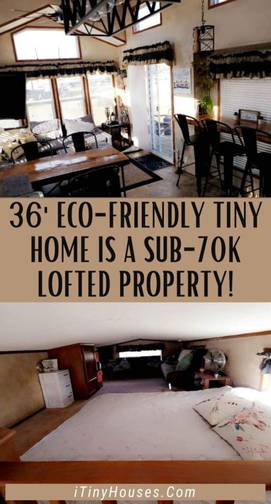 36' Eco-Friendly Tiny Home Is A Sub-70k Lofted Property! PIN (1)