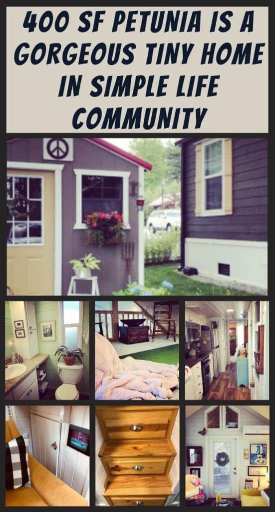 400 sf Petunia is a Gorgeous Tiny Home in Simple Life Community PIN (1)