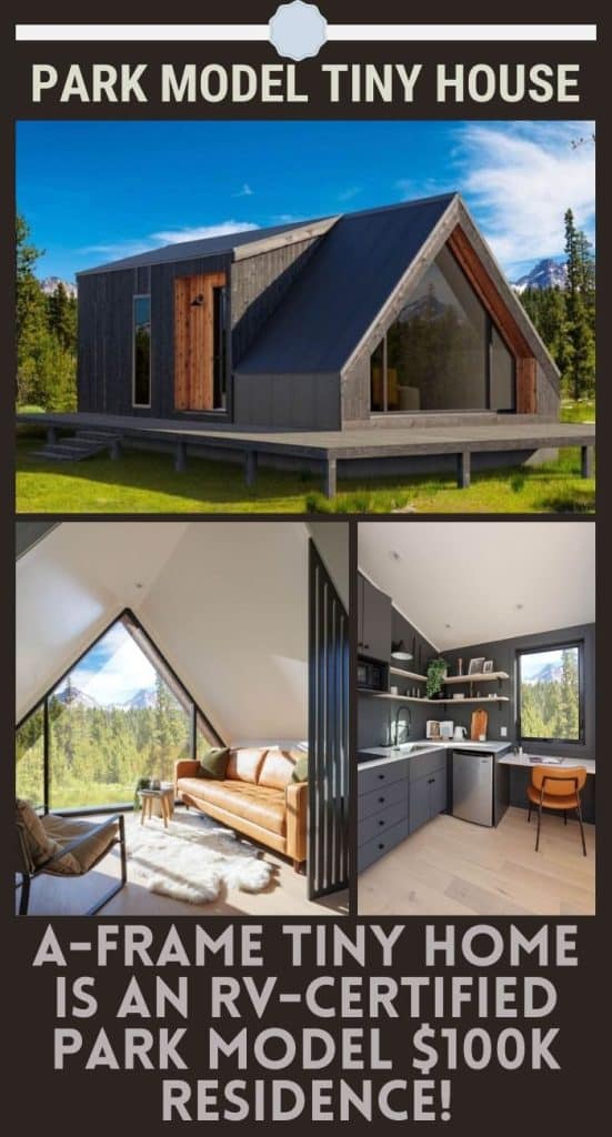 A-frame Tiny Home Is an RV-certified Park Model $100K Residence! PIN (1)
