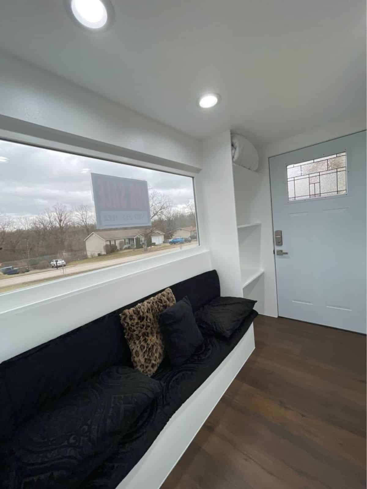 Living area of mobile tiny house