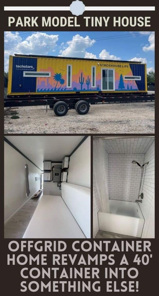 Offgrid Container Home Revamps a 40' Container Into Something Else! PIN (1)