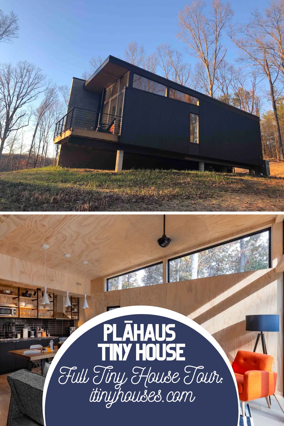 Plāhaus is an Idyllic Modern Tiny Home In Brown County, Indiana
