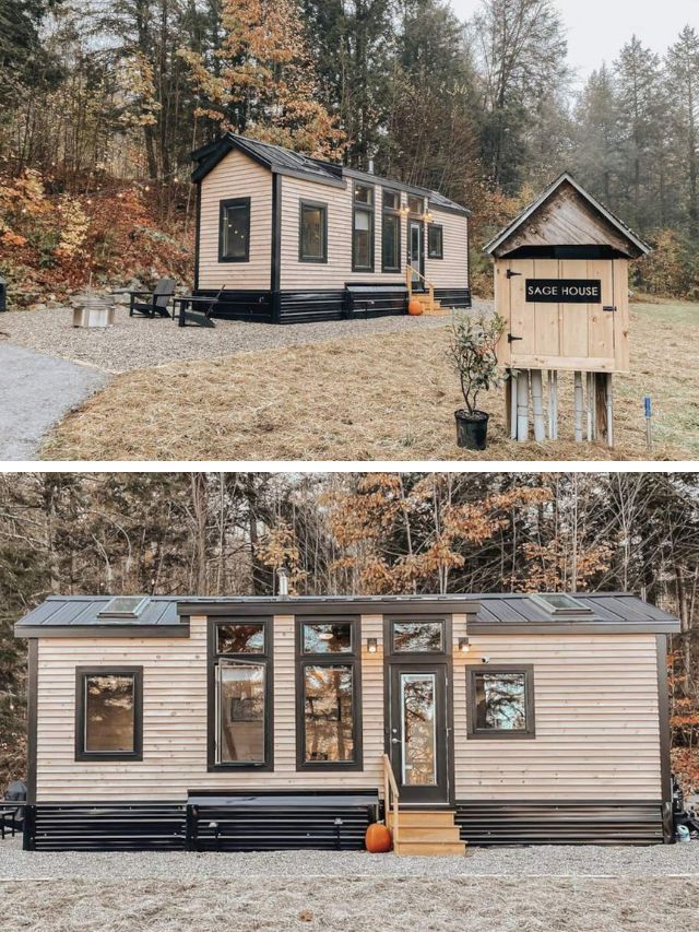 2 Bed Sage House at Camp Wildwood is All About R&R Tiny Houses