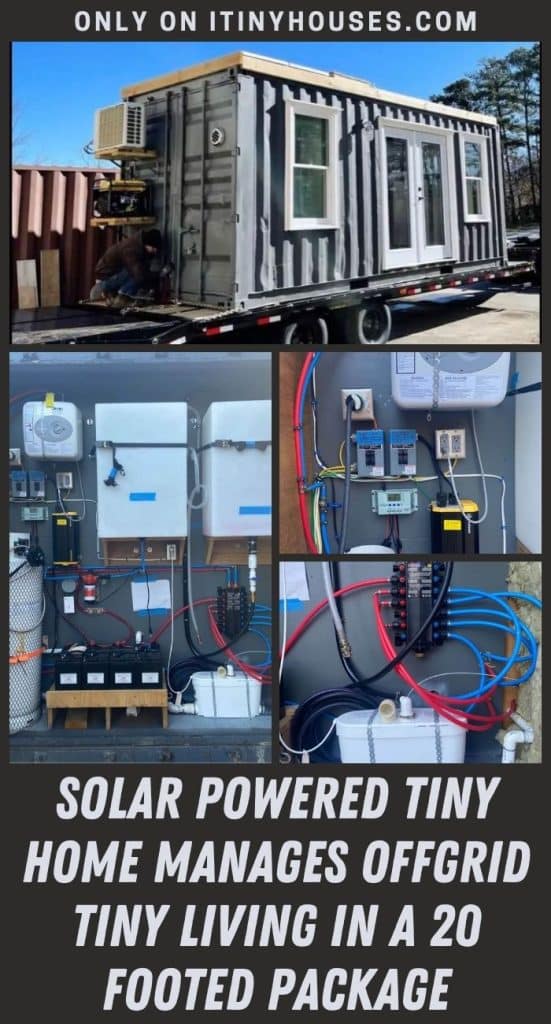Solar Powered Tiny Home Manages Offgrid Tiny Living in a 20 Footed Package PIN (2)