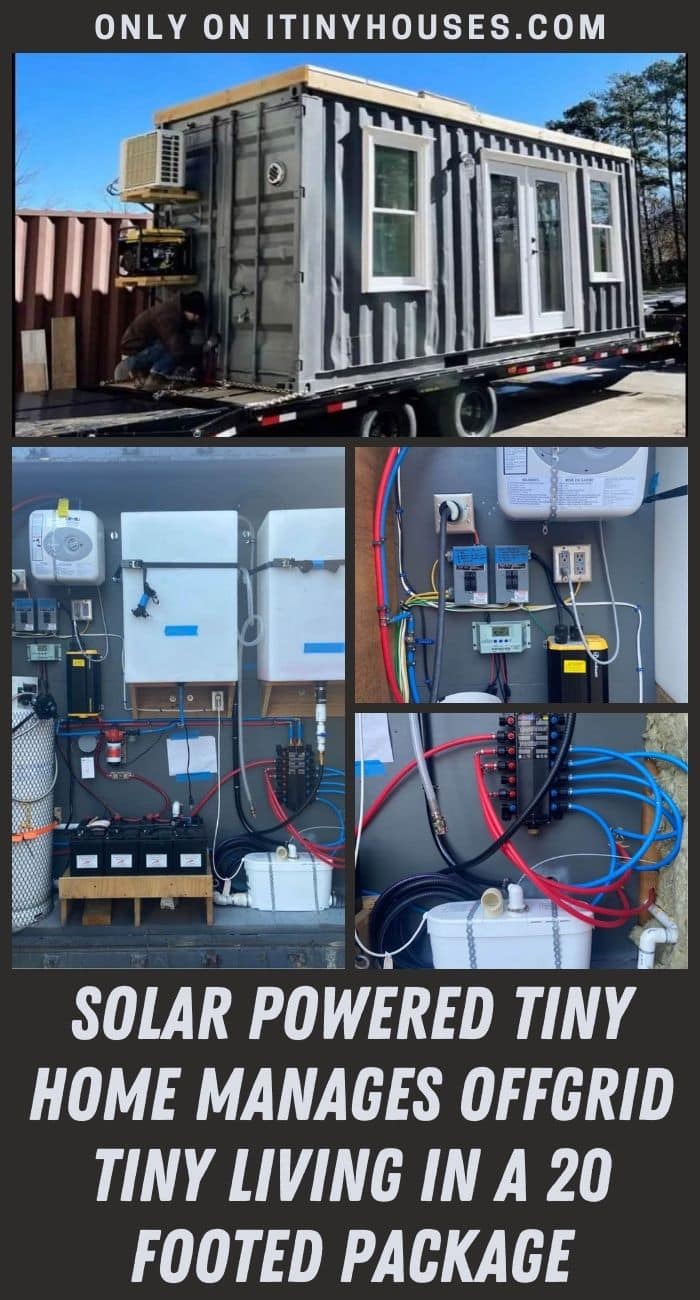 Image showcasing Solar Powered Tiny Home Manages Offgrid Tiny Living In Just 20'
