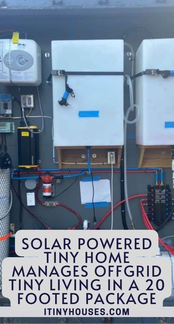 Picture of Solar Powered Tiny Home Manages Offgrid Tiny Living In Just 20'