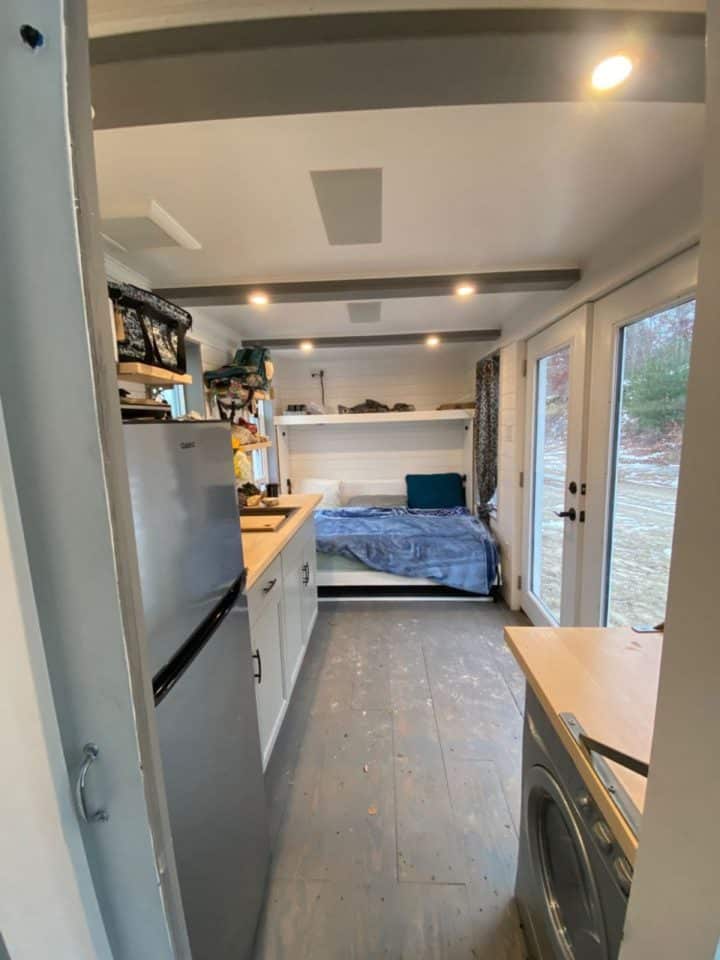 Solar Powered Tiny Home Manages Offgrid Tiny Living In Just 20' - Custom Tiny Home Apartment Plans With Solar Power