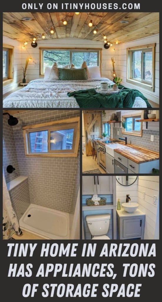 Tiny Home in Arizona Has Appliances, Tons of Storage Space PIN (2)