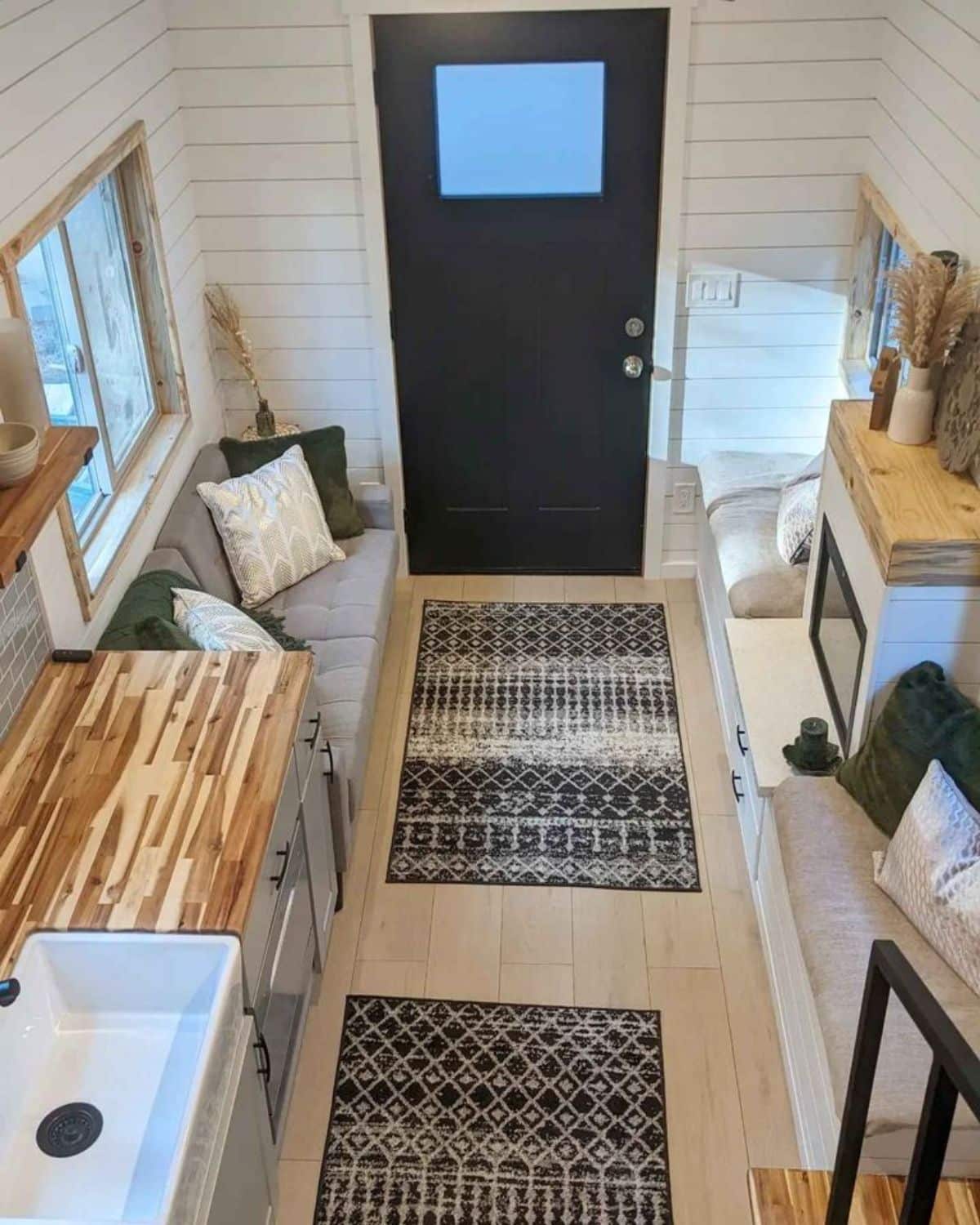 Top view of tiny home in Arizona