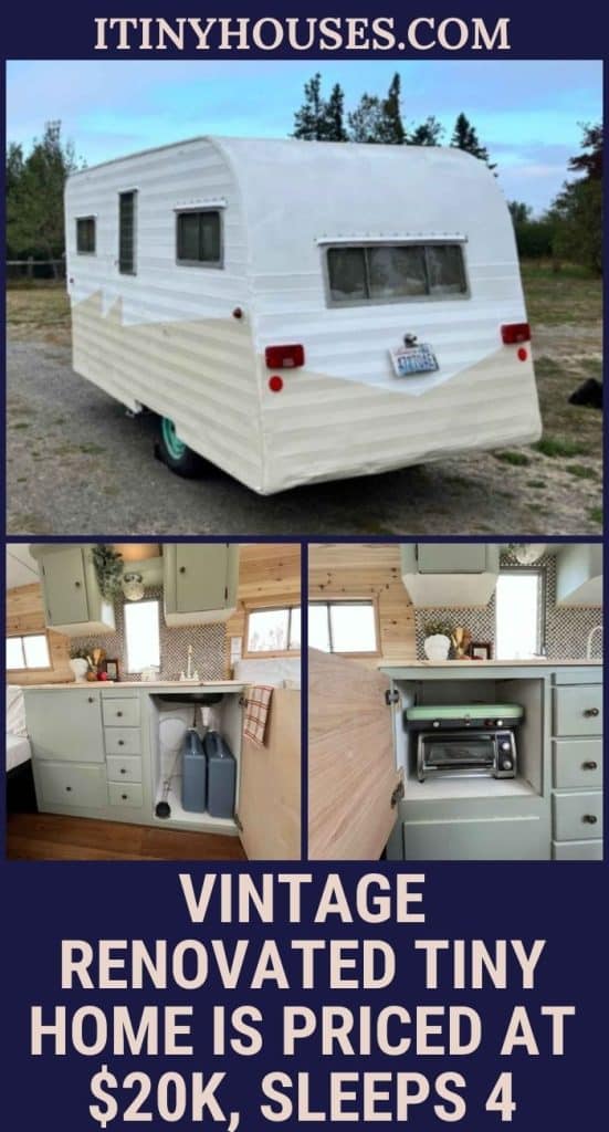 Vintage Renovated Tiny Home is Priced at $20k, Sleeps 4 PIN (2)