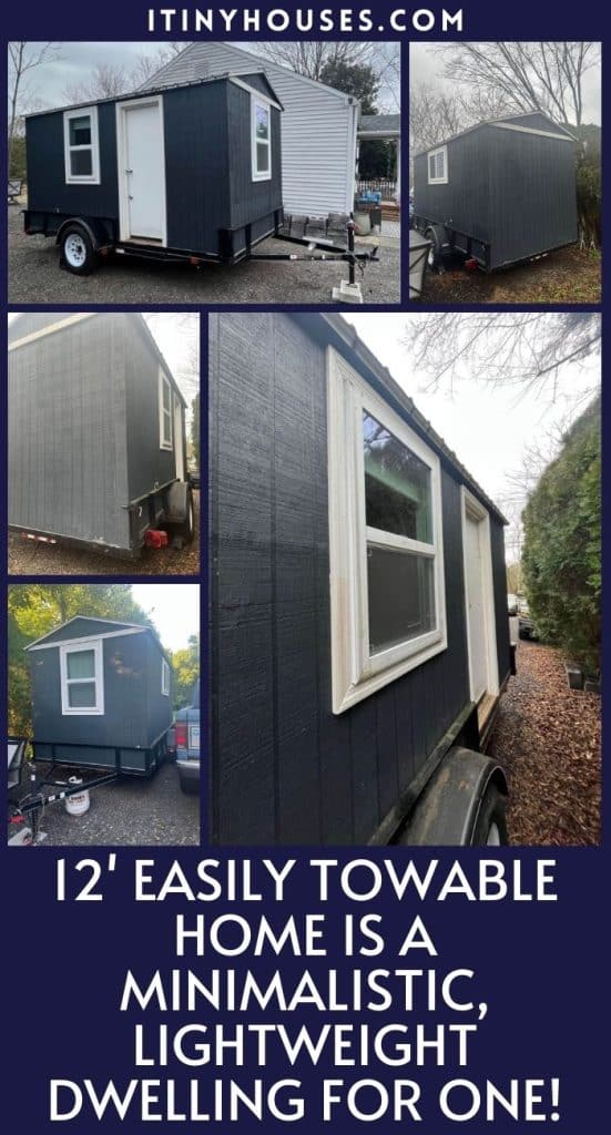12' Easily Towable Home Is a Minimalistic, Lightweight Dwelling for One! PIN (2)