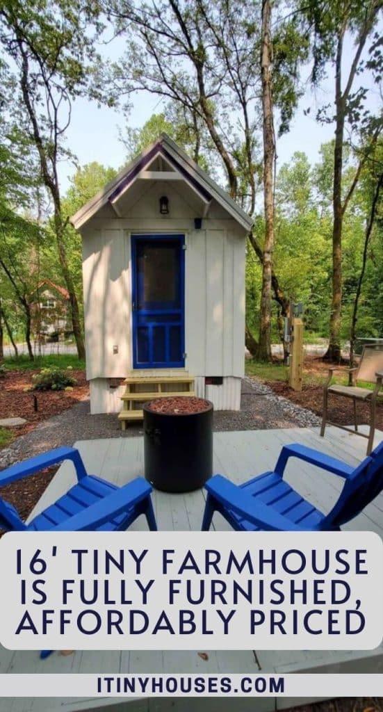 16' Tiny Farmhouse Is Fully Furnished, Affordably Priced PIN (3)