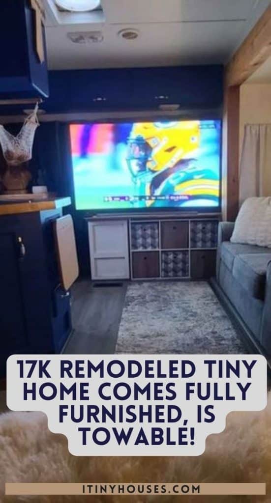 17k Remodeled Tiny Home Comes Fully Furnished, Is Towable! PIN (3)