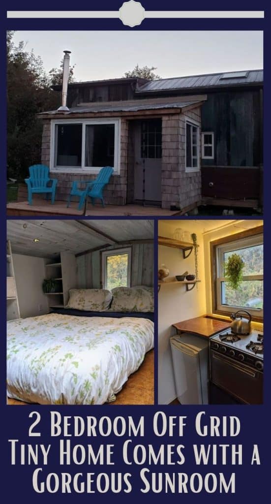 2 Bedroom Off Grid Tiny Home Comes with a Gorgeous Sunroom PIN (2)