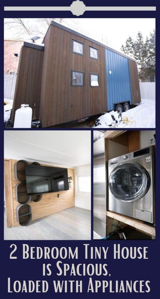 2 Bedroom Tiny House is Spacious, Loaded with Appliances PIN (2)