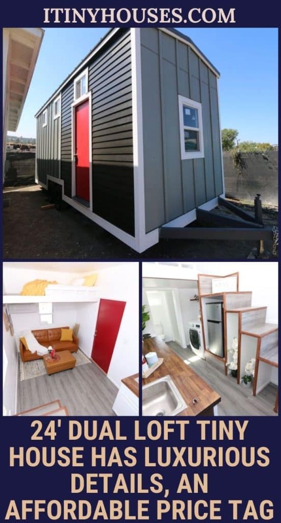 24' Dual Loft Tiny House Has Luxurious Details, an Affordable Price Tag PIN (2)
