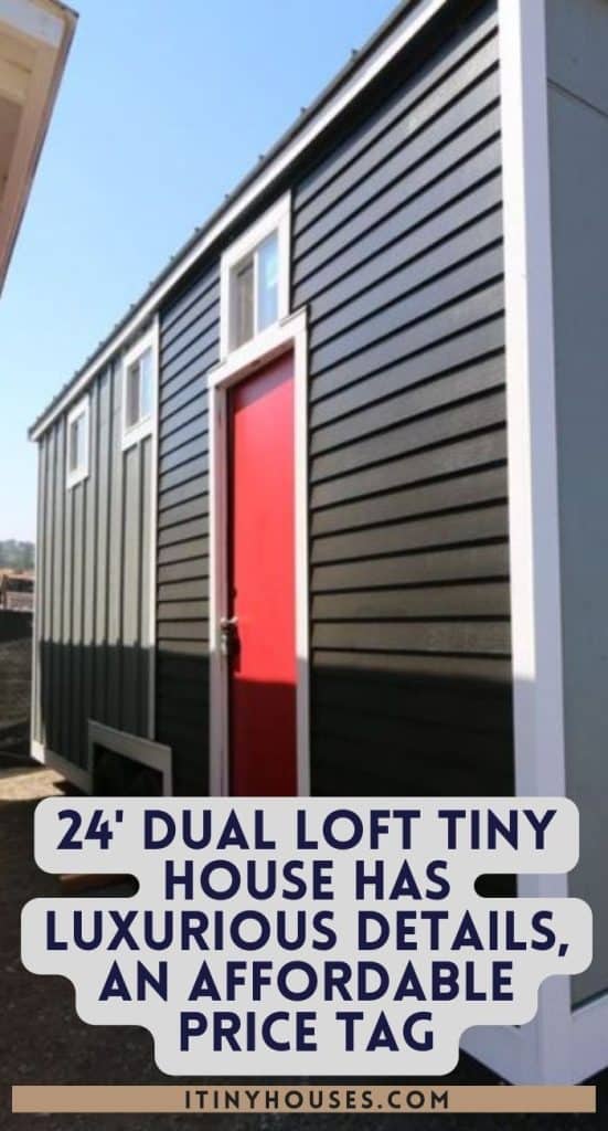 24' Dual Loft Tiny House Has Luxurious Details, an Affordable Price Tag PIN (3)