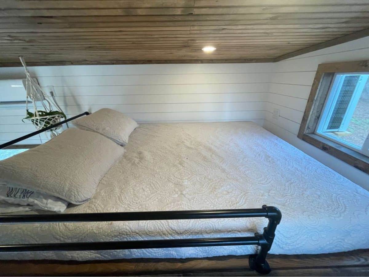 big loft has a comfortable mattress