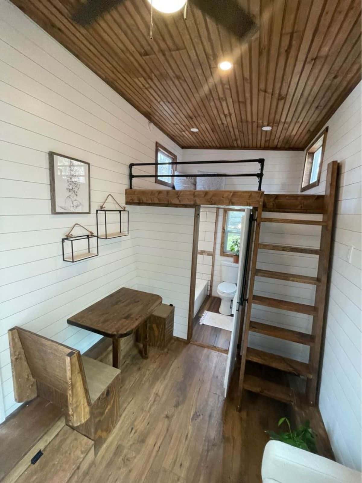 full view of 24’ tiny house on wheels