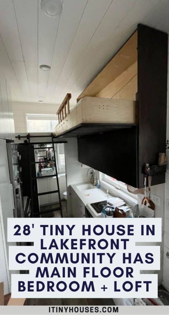 28' Tiny House in Lakefront Community Has Main Floor Bedroom + Loft PIN (3)