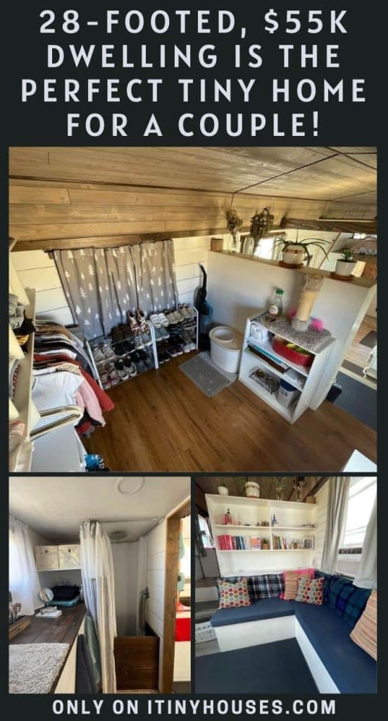 28-footed, $55K Dwelling Is the Perfect Tiny Home for a Couple! PIN (1)