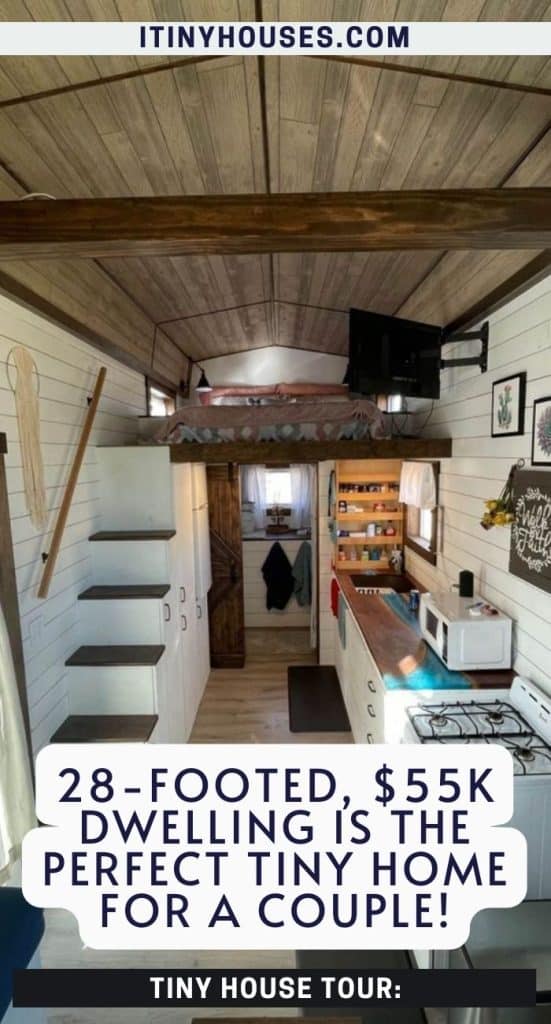 28-footed, $55K Dwelling Is the Perfect Tiny Home for a Couple! PIN (2)