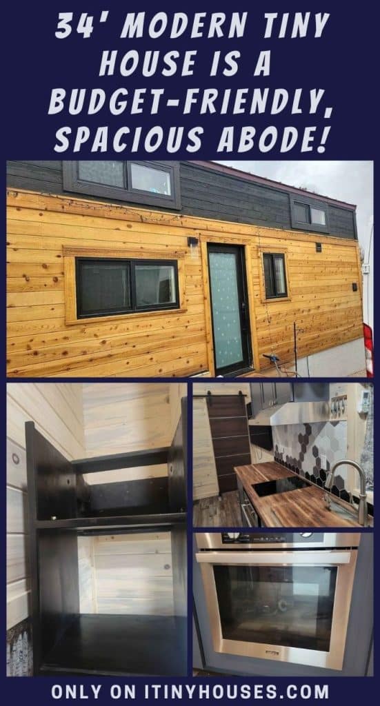 34' Modern Tiny House Is a Budget-friendly, Spacious Abode! PIN (2)