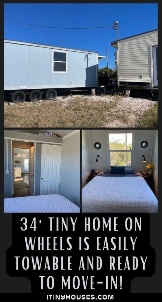 34' Tiny Home on Wheels Is Easily Towable and Ready to Move-in! PIN (3)