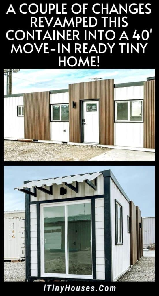 A Couple of Changes Revamped This Container Into a 40' Move-in Ready Tiny Home! PIN (1)