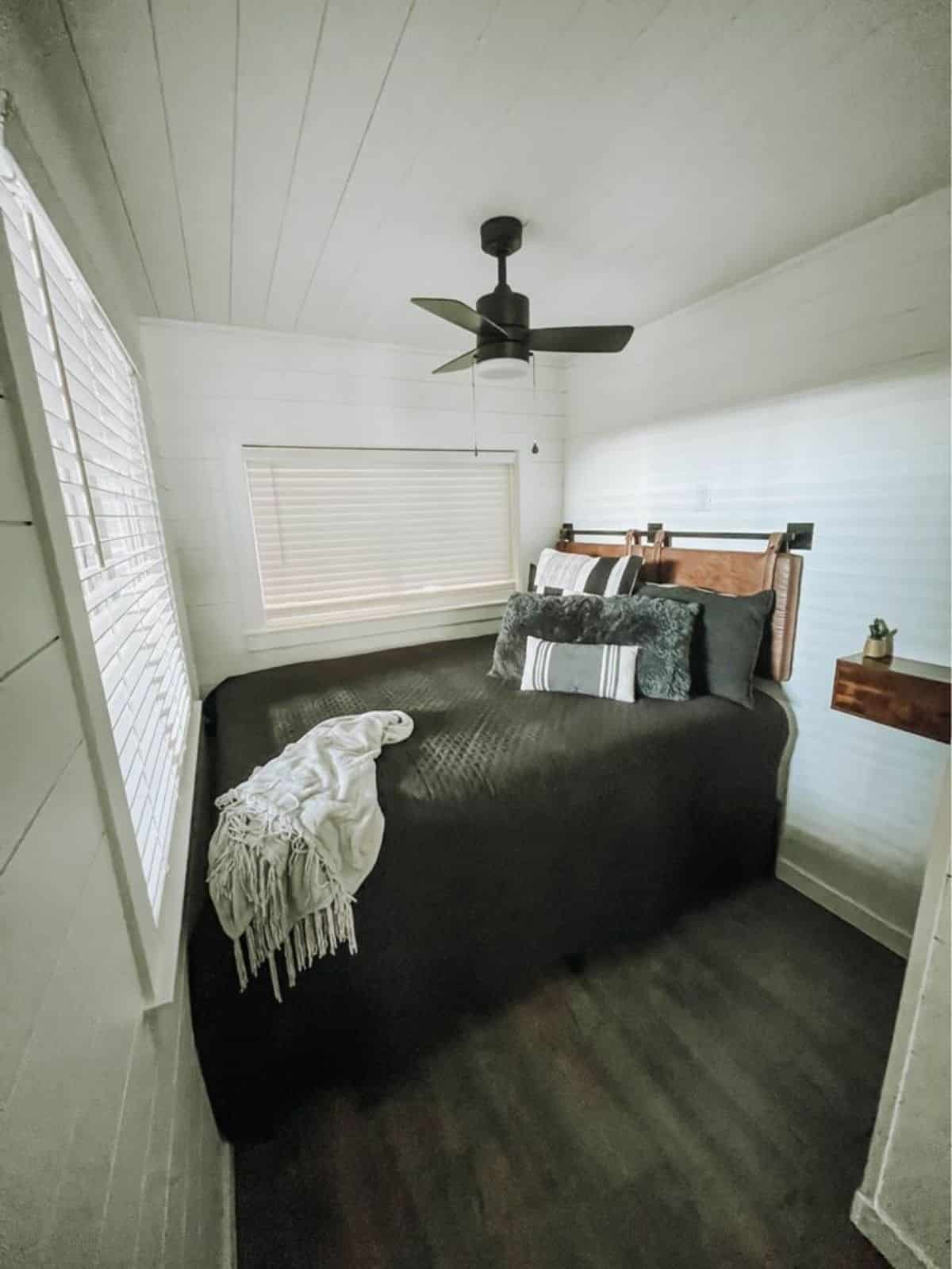 bedroom area of move-in ready tiny home