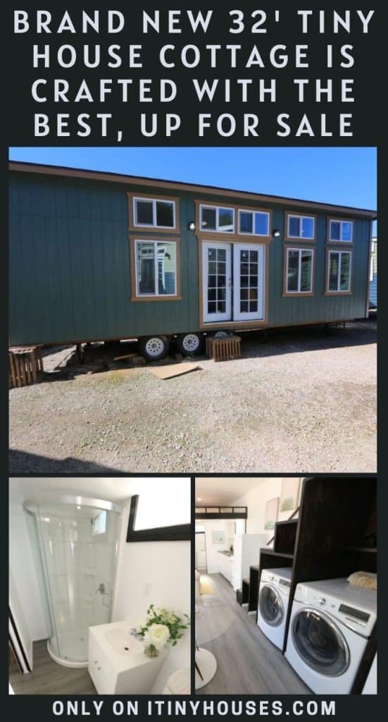 Brand New 32' Tiny House Cottage is Crafted With the Best, Up For Sale PIN (1)