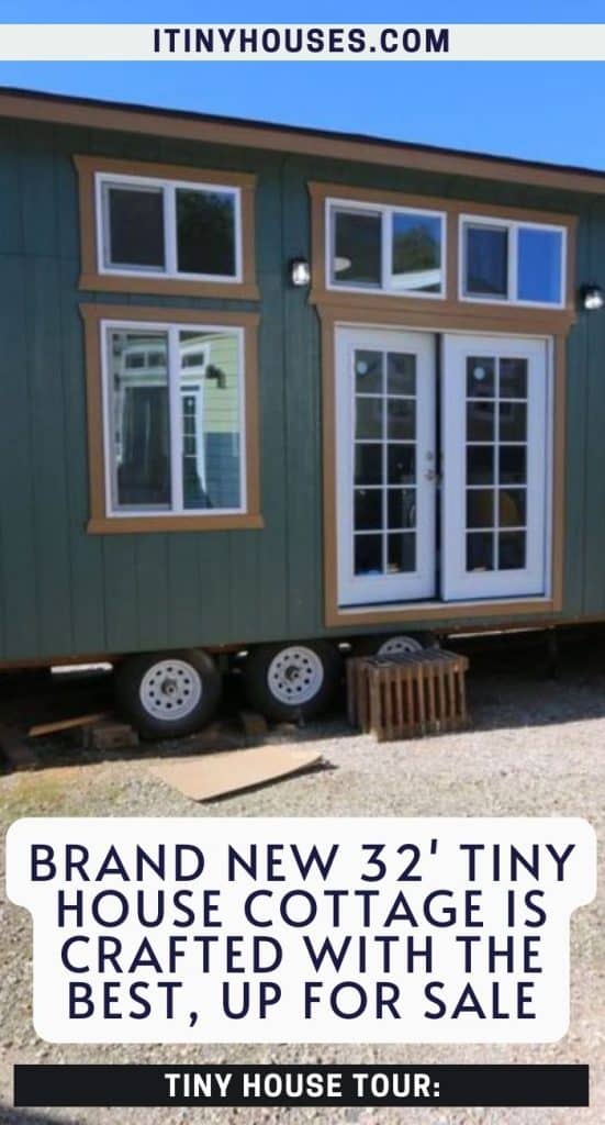 Brand New 32' Tiny House Cottage is Crafted With the Best, Up For Sale PIN (2)