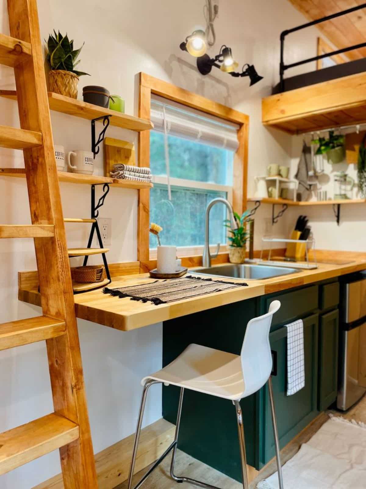 dining area of brand new tiny house