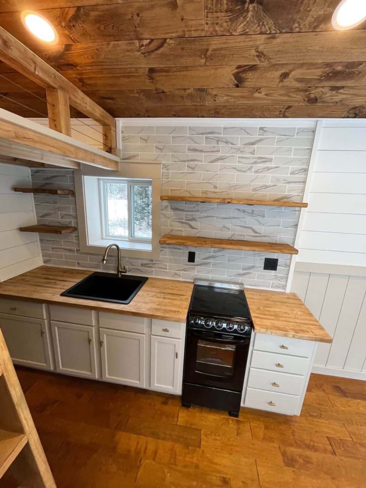 kitchen area of Cultivated Tiny Home
