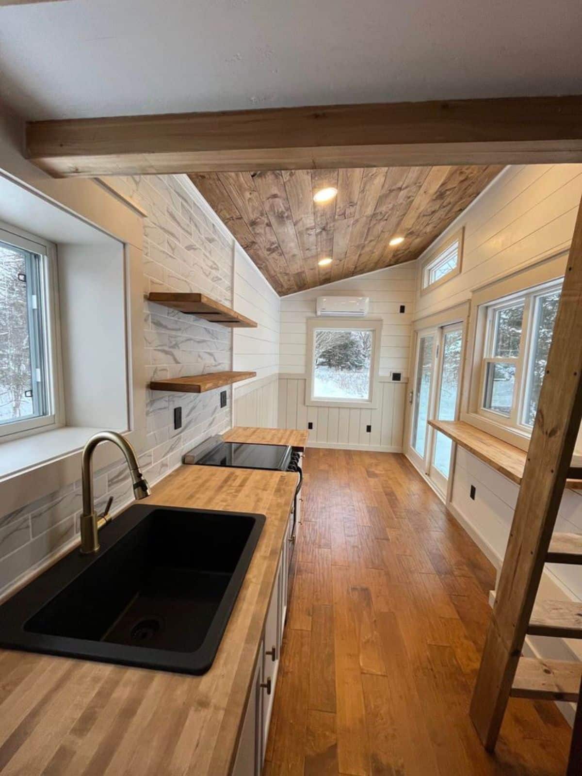wooden interiors of Cultivated Tiny Home