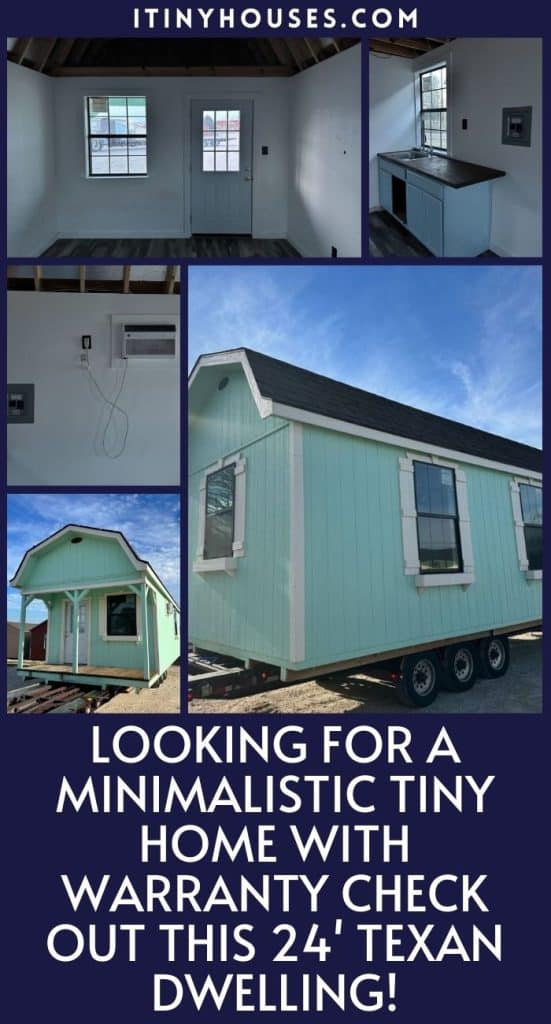 Looking for a Minimalistic Tiny Home With Warranty Check Out This 24' Texan Dwelling! PIN (2)