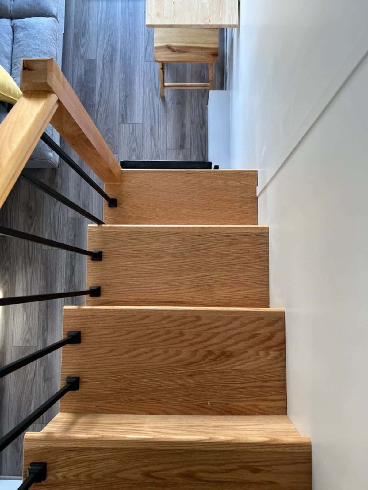 stairs leading to the loft bedroom