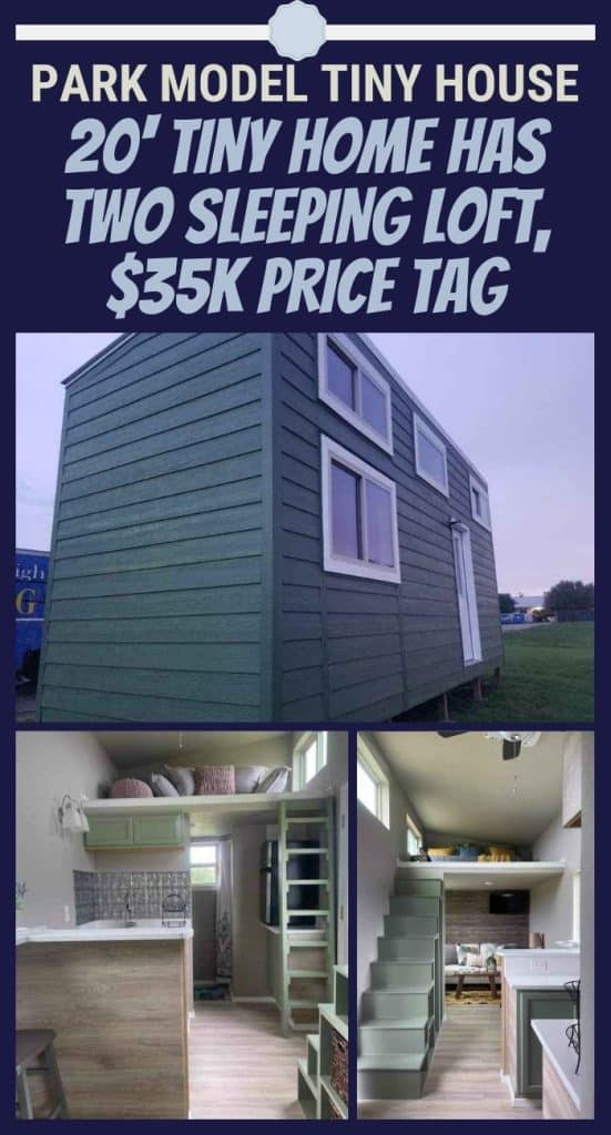 20' Tiny Home Has Two Sleeping Loft, $35k Price Tag PIN (3)