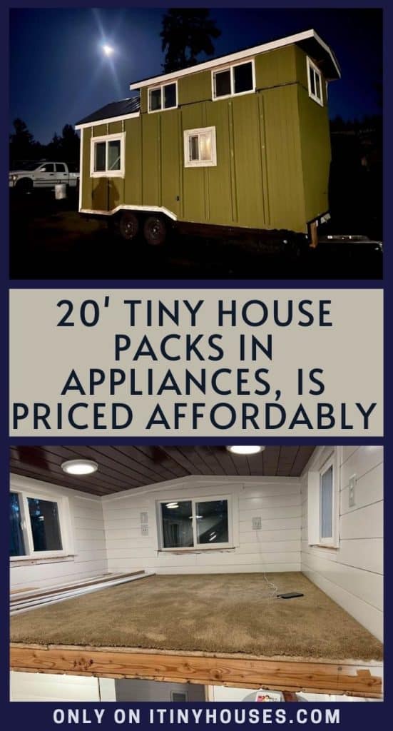 20' Tiny House Packs in Appliances, is Priced Affordably PIN (1)
