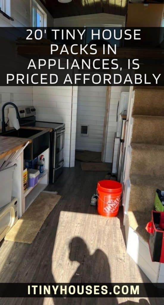 20' Tiny House Packs in Appliances, is Priced Affordably PIN (3)