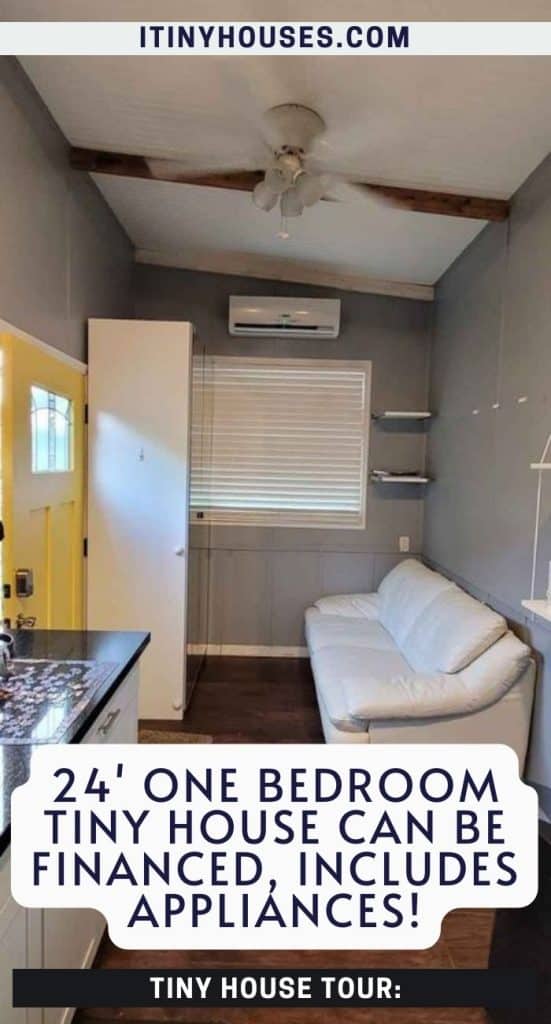 24' One Bedroom Tiny House Can Be Financed, Includes Appliances! PIN (2)